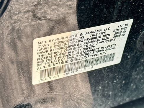 Used 2016 Honda Pilot Elite image 26