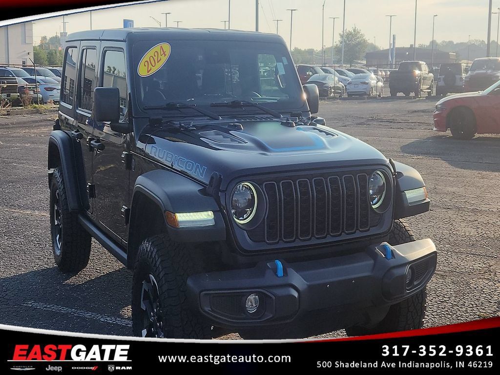 Used 2024 Jeep Wrangler Unlimited Rubicon 4xe AWD/4WD image 1