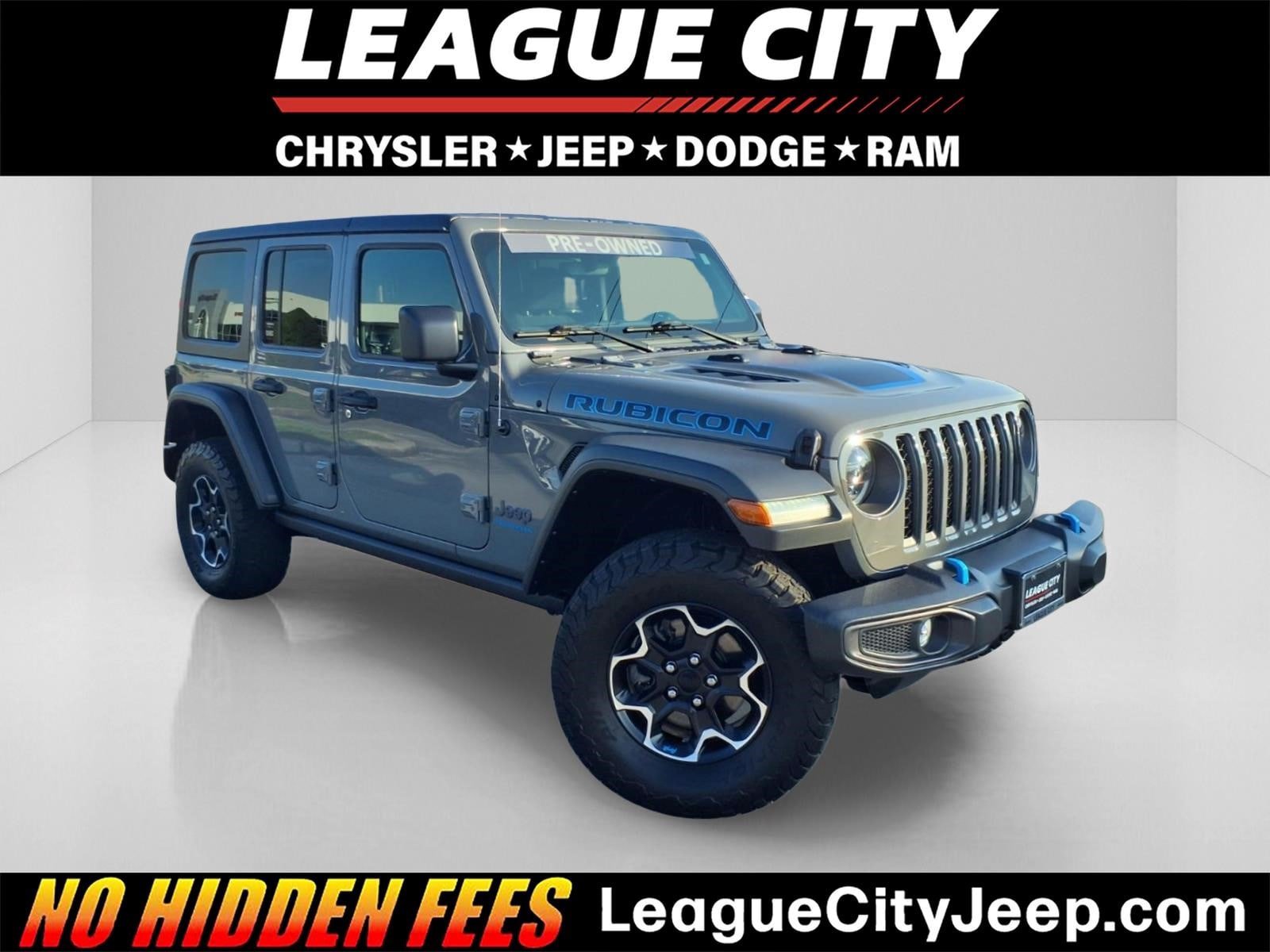 Used 2023 Jeep Wrangler Unlimited Rubicon 4xe w/ Cold Weather Group AWD/4WD image 1