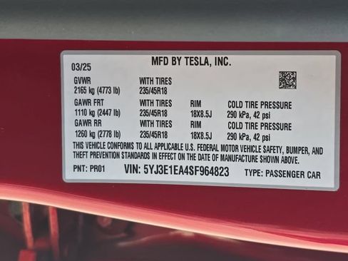 Used 2025 Tesla Model 3 Long Range image 33