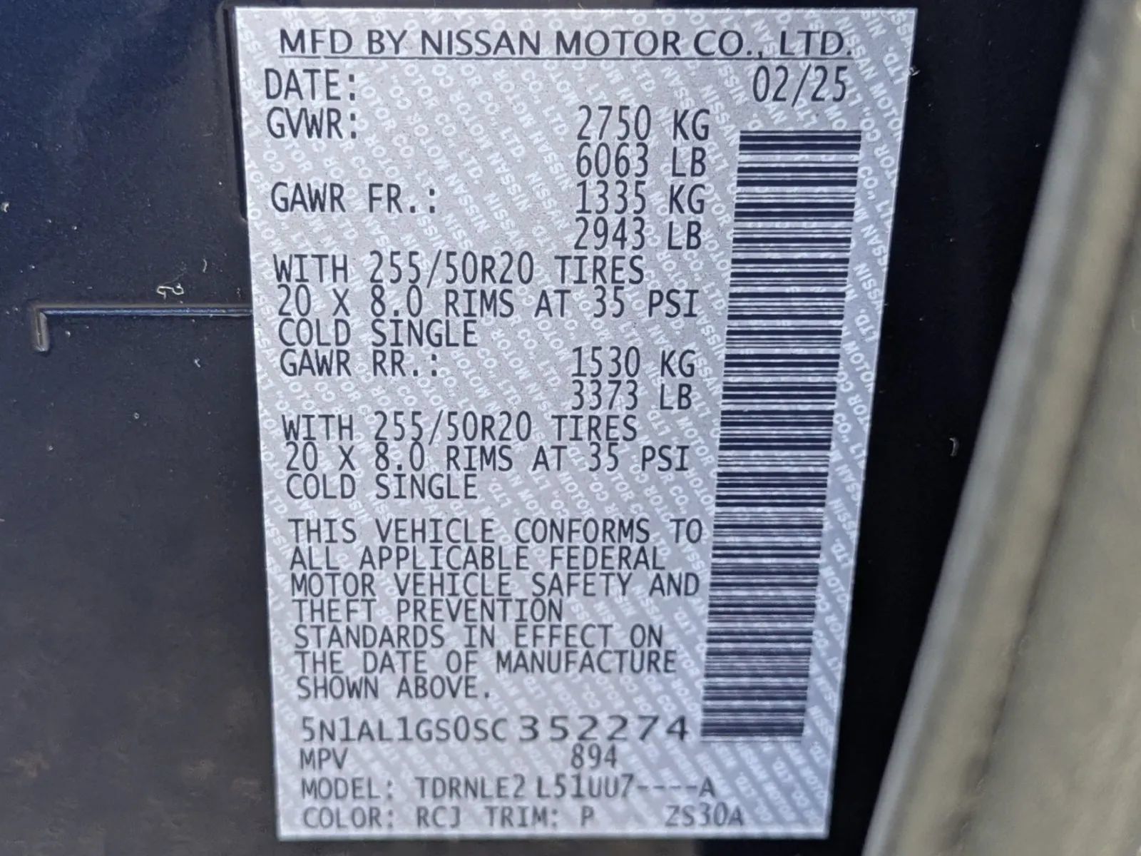Used 2025 INFINITI QX60 Sensory AWD/4WD image 30