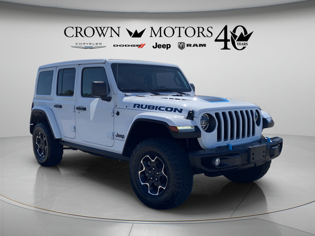 Used 2023 Jeep Wrangler Unlimited Rubicon 4xe w/ Steel Bumper Group AWD/4WD image 3