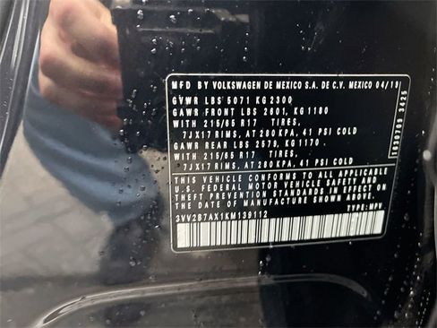 Used 2019 Volkswagen Tiguan SE w/ Panoramic Sunroof Package image 33