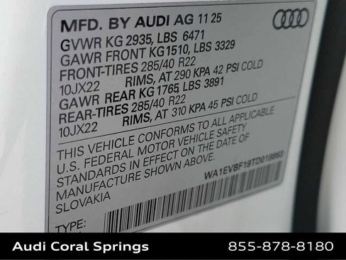 Certified 2026 Audi Q8 Premium Plus AWD/4WD image 29