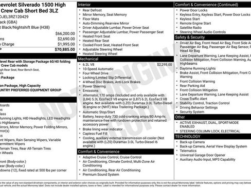 Used 2024 Chevrolet Silverado 1500 High Country AWD/4WD image 35