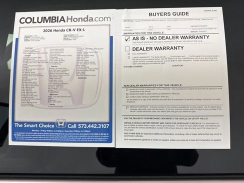 Certified 2026 Honda CR-V EX-L image 37