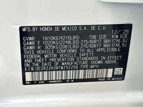 New 2026 Honda HR-V LX image 28