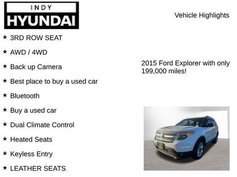 Used 2015 Ford Explorer XLT w/ Equipment Group 202A image 8