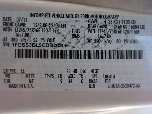 Used 2012 Ford E-350 and Econoline 350 XLT RWD image 43