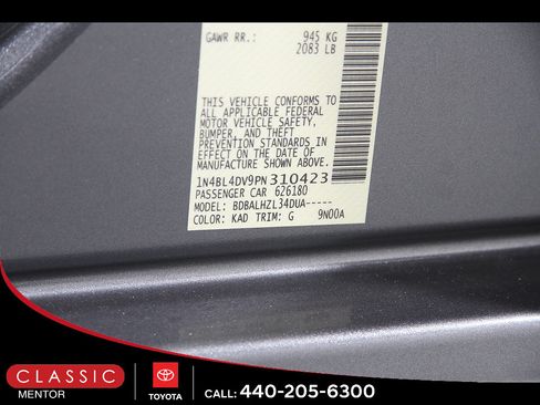 Used 2023 Nissan Altima 2.5 SV FWD image 21