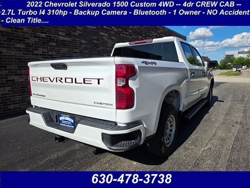 Used 2022 Chevrolet Silverado 1500 Custom AWD/4WD image 2