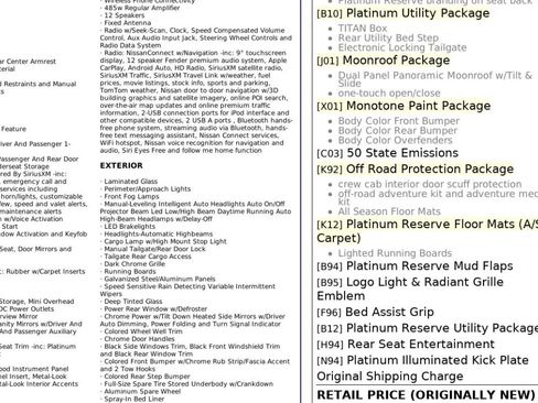 Used 2021 Nissan Titan Platinum Reserve w/ Moonroof Package image 6