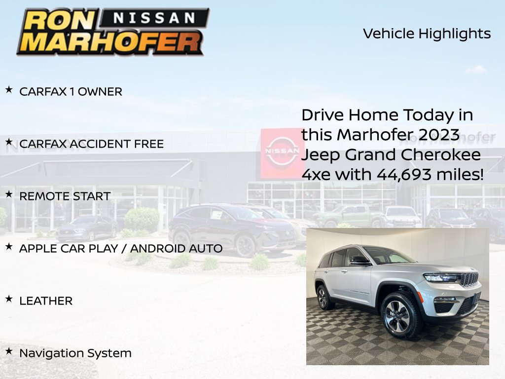 Used 2023 Jeep Grand Cherokee 4WD 4xe w/ Luxury Tech Group II image 15