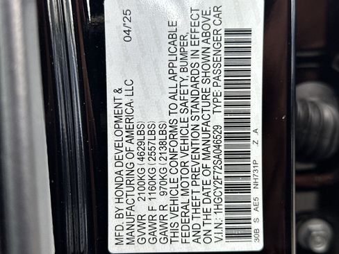 Used 2025 Honda Accord Sport image 36