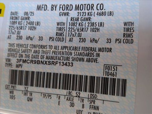 New 2025 Ford Bronco Sport Big Bend w/ Convenience Package image 17