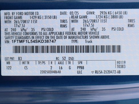 New 2025 Ford F150 XL image 60