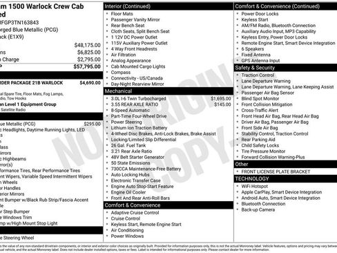 Used 2026 RAM 1500 Warlock AWD/4WD image 29
