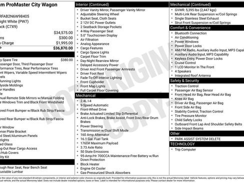 Used 2022 RAM ProMaster City Wagon FWD image 26