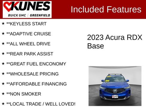 Used 2023 Acura RDX A-Spec AWD/4WD image 3