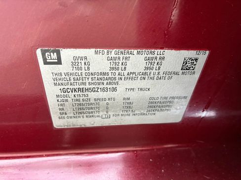 Used 2016 Chevrolet Silverado 1500 LT w/ All Star Edition AWD/4WD image 24