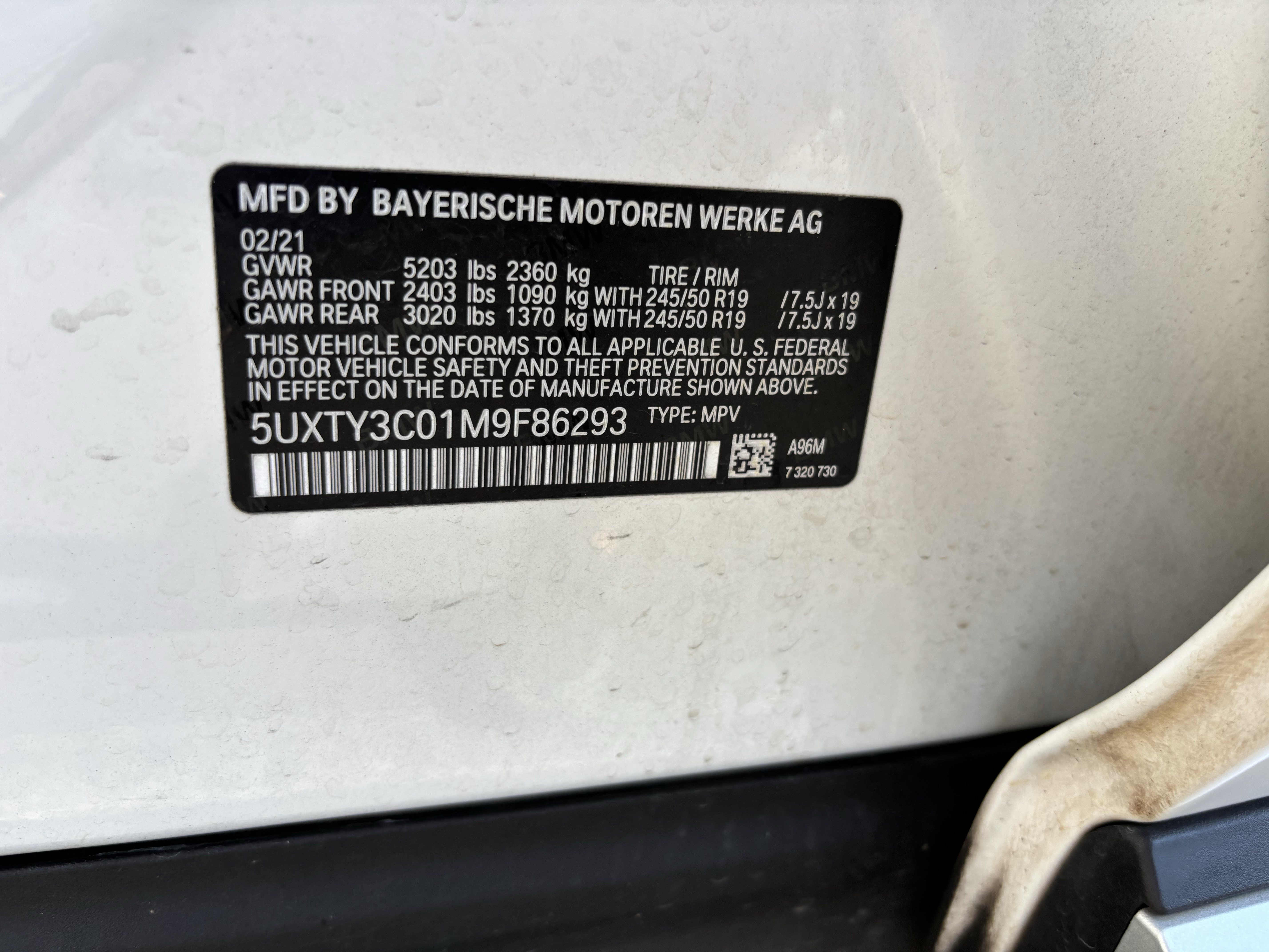 Used 2021 BMW X3 sDrive30i w/ Premium Package RWD image 38