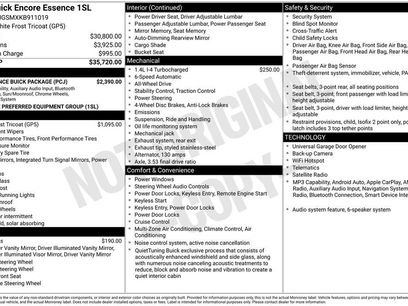 Used 2019 Buick Encore Essence w/ Experience Buick Package