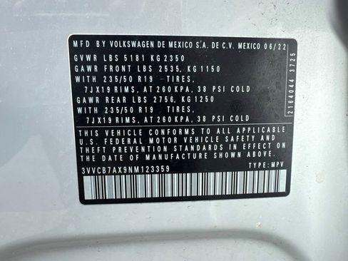 Used 2022 Volkswagen Tiguan SE R-Line FWD image 14