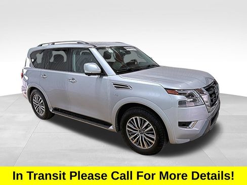Used 2021 Nissan Armada SL w/ Captain's Chairs Package AWD/4WD image 1