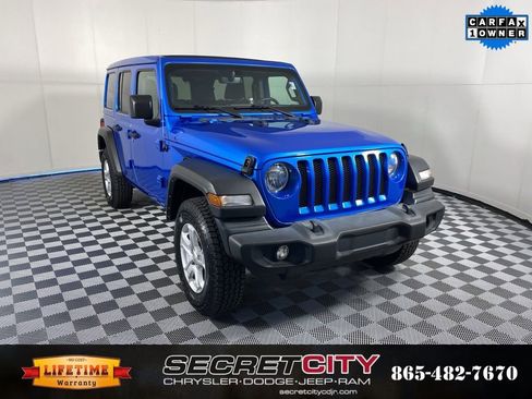 Used 2022 Jeep Wrangler Unlimited Sport w/ Sun And Sound Package image 1