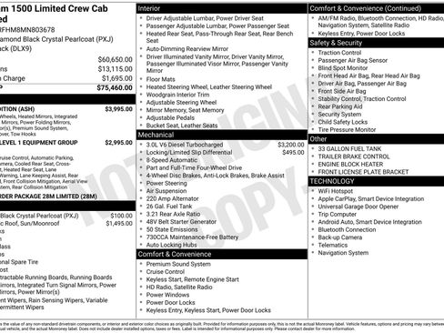 Used 2021 RAM 1500 Limited w/ Night Edition image 3