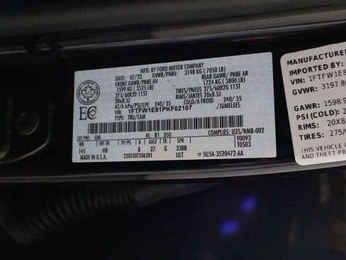 Used 2023 Ford F150 Lariat w/ Equipment Group 502A High AWD/4WD image 54