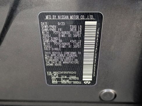 Used 2024 INFINITI QX80 Luxe image 38