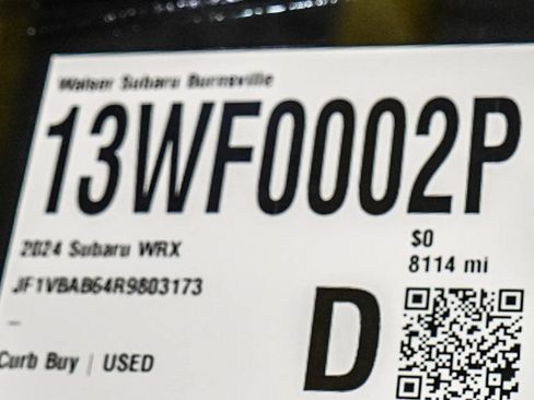 Used 2024 Subaru WRX AWD/4WD image 27