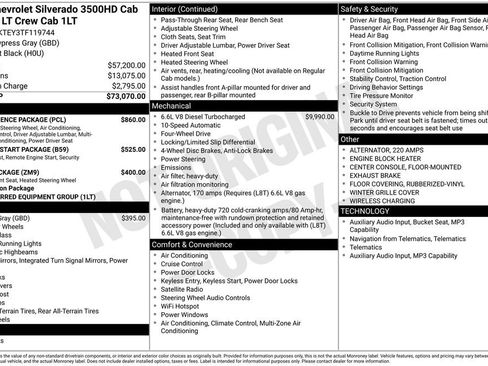 New 2026 Chevrolet Silverado 3500 LT w/ Convenience Package AWD/4WD image 26