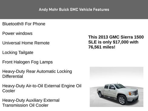 Used 2013 GMC Sierra 1500 SLE w/ Power Tech Package image 20