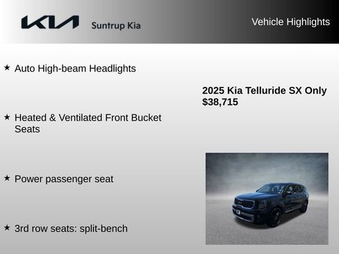 Used 2025 Kia Telluride SX FWD image 15