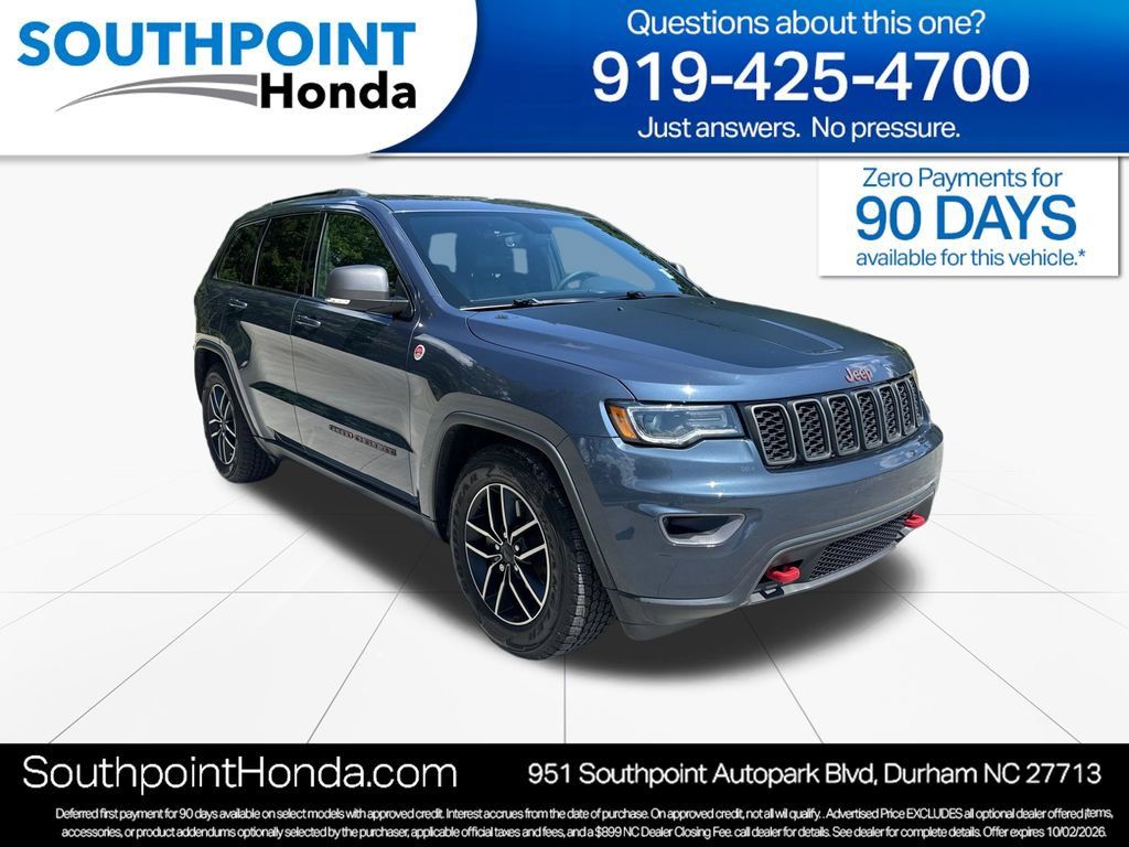 Used 2021 Jeep Grand Cherokee Trailhawk w/ Premium Lighting Group AWD/4WD 360° Tour