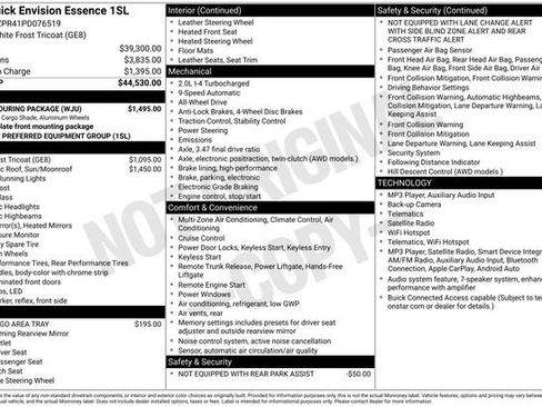 Certified 2023 Buick Envision Essence w/ Sport Touring Package AWD/4WD image 6