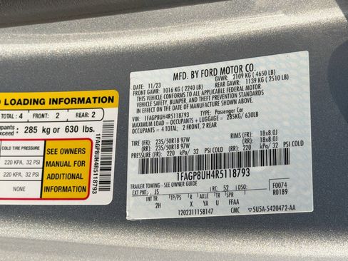 Certified 2024 Ford Mustang Convertible RWD image 32