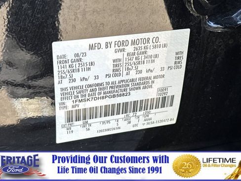 Certified 2023 Ford Explorer XLT w/ Equipment Group 202A image 29