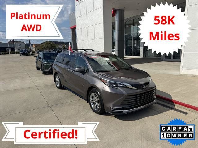 Certified 2024 Toyota Sienna Platinum AWD/4WD image 1