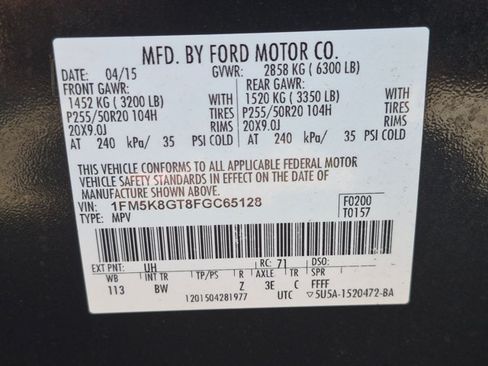 Used 2015 Ford Explorer Sport AWD/4WD image 22