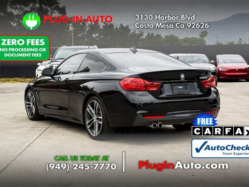 Used 2019 BMW 430i Coupe w/ M Sport Package RWD image 2