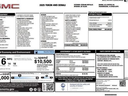 Used 2025 GMC Yukon Denali AWD/4WD image 4