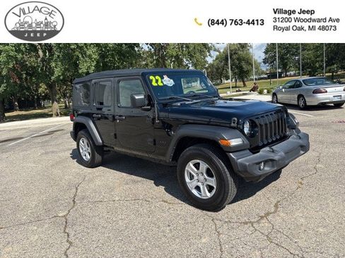 Used 2022 Jeep Wrangler Unlimited Sport image 1