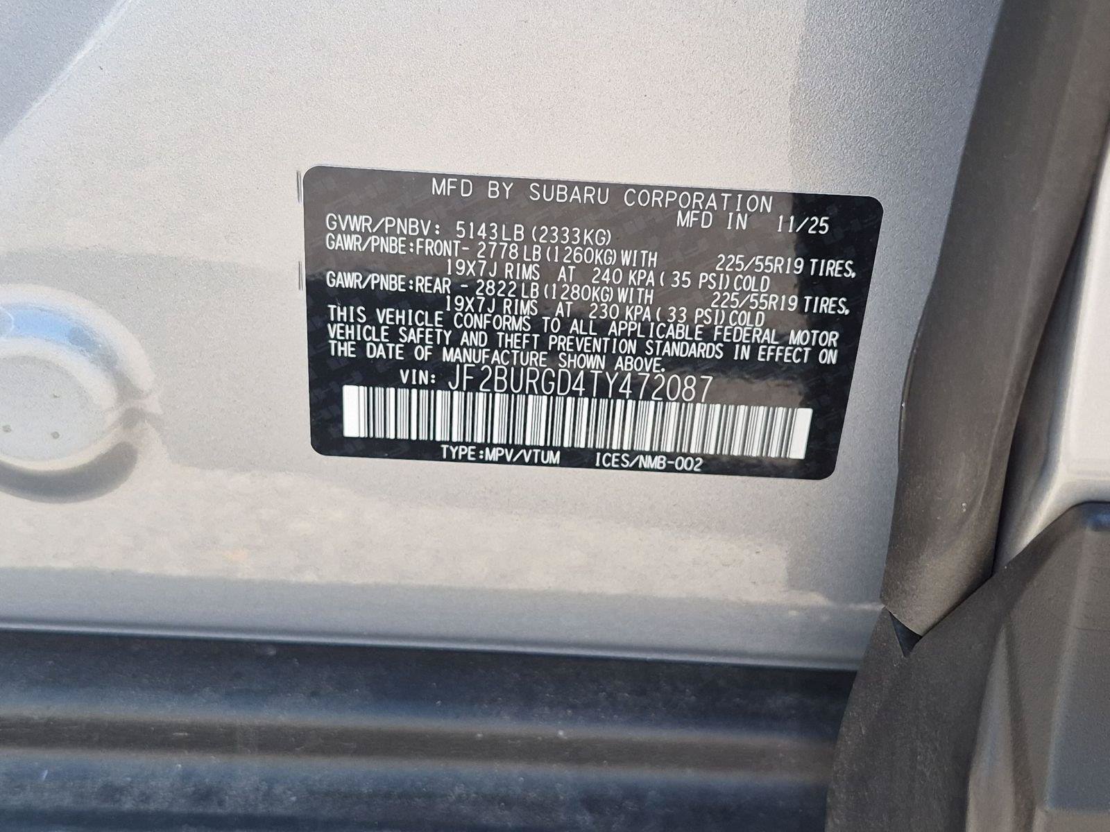 Used 2026 Subaru Outback Limited XT AWD/4WD image 34