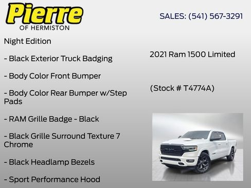 Used 2021 RAM 1500 Limited w/ Night Edition AWD/4WD image 18
