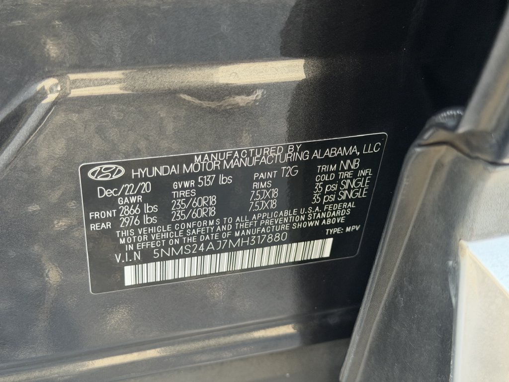 Used 2021 Hyundai Santa Fe SEL w/ Cargo Package FWD image 31
