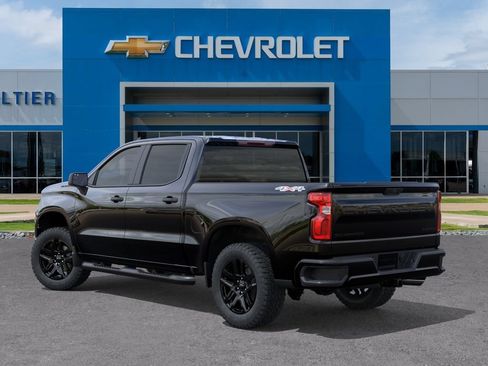 New 2026 Chevrolet Silverado 1500 Custom w/ Turbomax Blackout Package AWD/4WD image 3