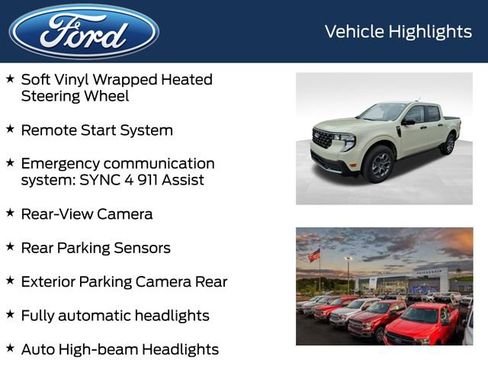 New 2025 Ford Maverick XLT w/ Equipment Group 301A image 8